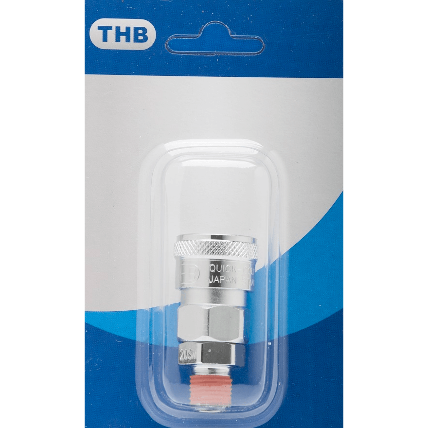 THB (SM) Standard Quick Coupler Body - Male Thread End | THB by KHM Megatools Corp. THB (SM) Standard Quick Coupler Body - Male Thread End | THB by KHM Megatools Corp.